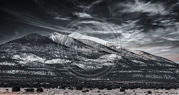 Three Peaks Black and White