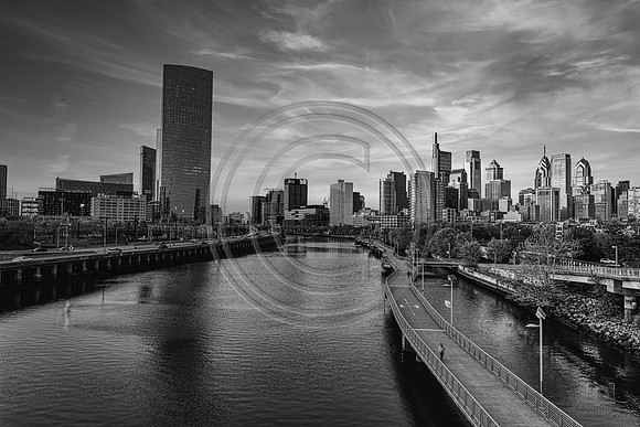 Philadelphia Black and White Version